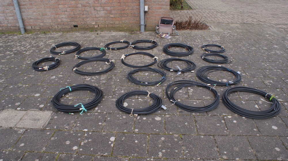 De coax die werd gebruikt 